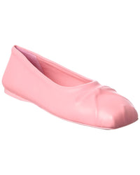 Marni Marni Bow Leather Ballerina Flat