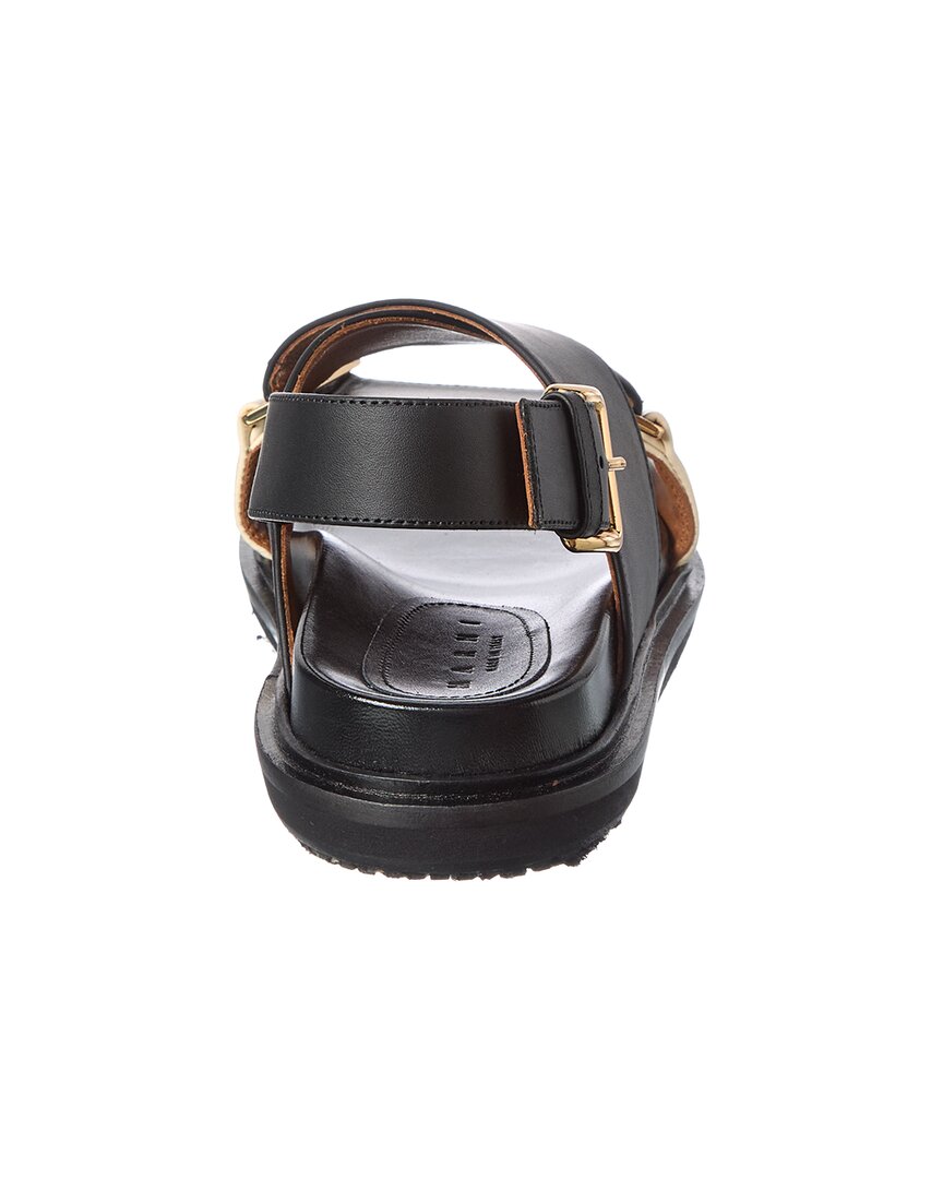 Marni Marni Crisscross Fussbet Leather Sandal