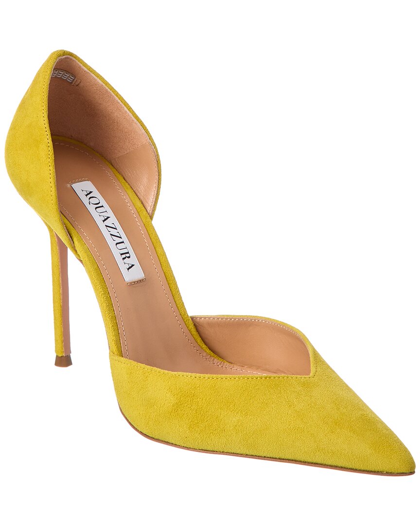 Aquazzura Uptown 105 Suede Pump