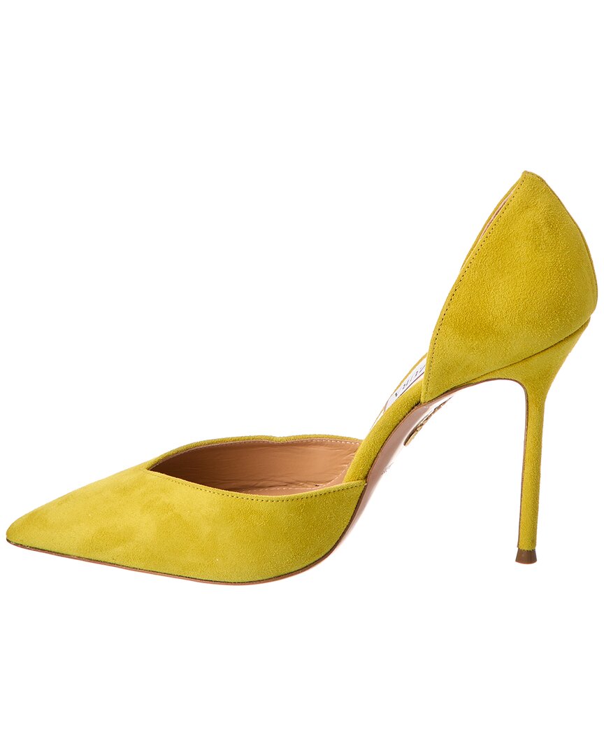 Aquazzura Uptown 105 Suede Pump
