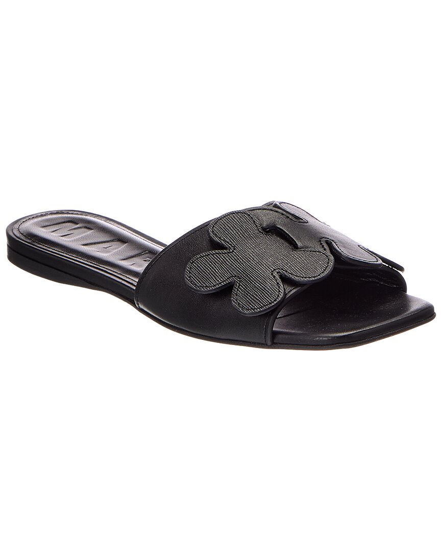 Marni Marni Marni Logo Leather Sandal