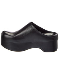 Marni Marni 75 Sabot Leather Clogs