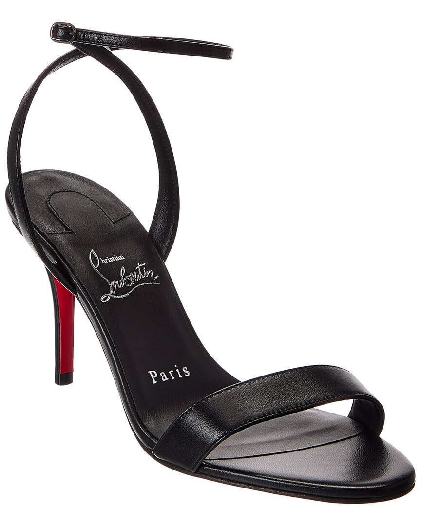 Christian Louboutin Christian Louboutin Miss Z 80 Leather Sandal