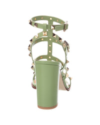 Valentino Valentino Rockstud Caged 90 Leather Sandal
