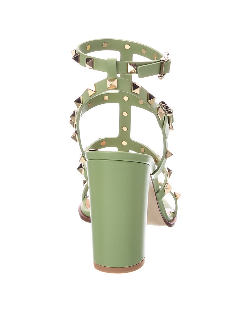 Valentino Valentino Rockstud Caged 90 Leather Sandal