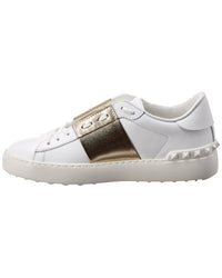 Valentino Valentino Rockstud Open Leather Sneaker