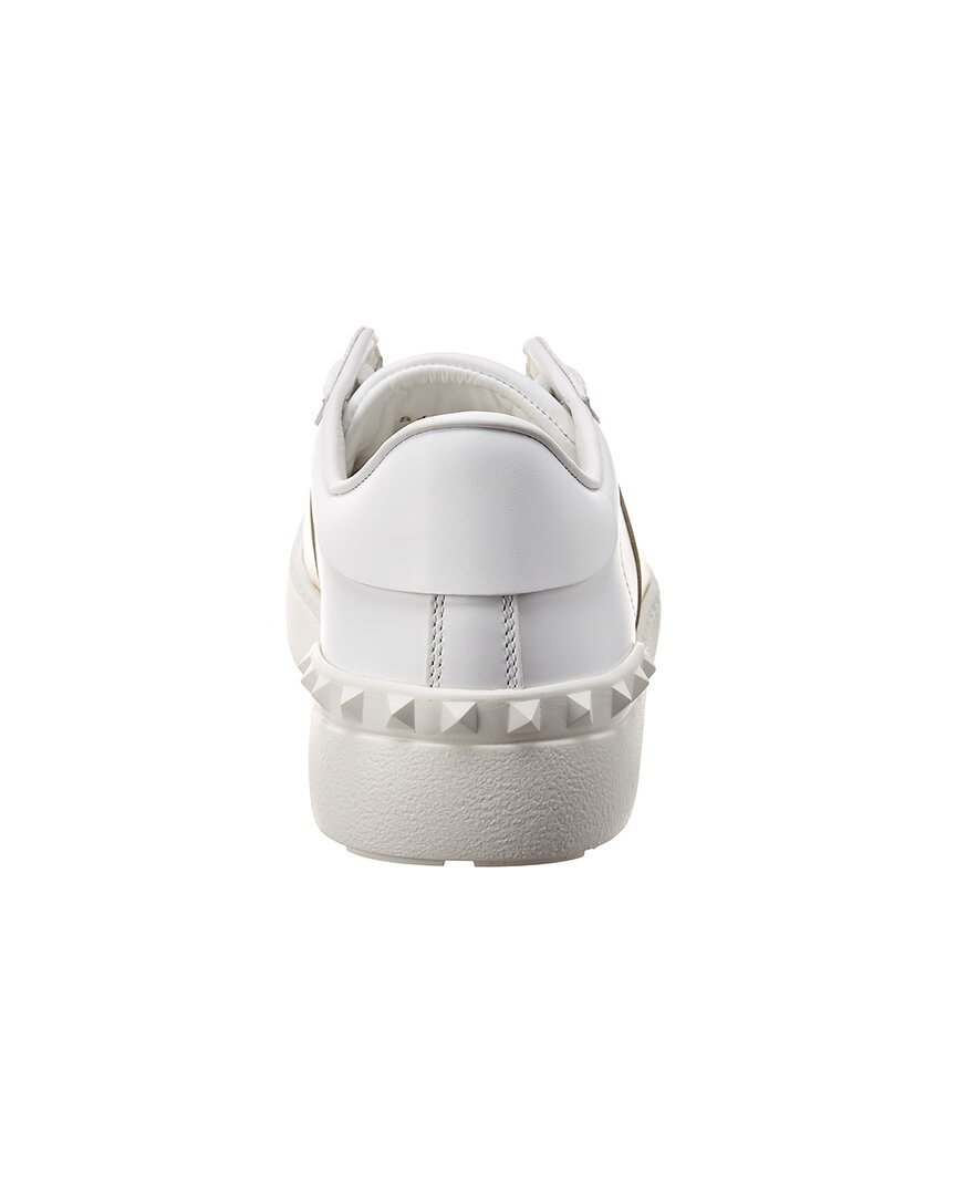 Valentino Valentino Rockstud Open Leather Sneaker