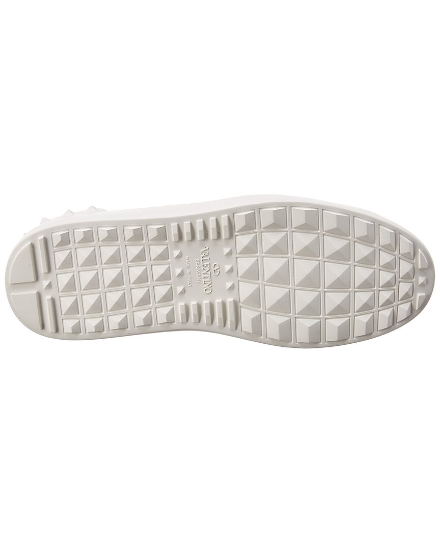 Valentino Valentino Rockstud Open Leather Sneaker