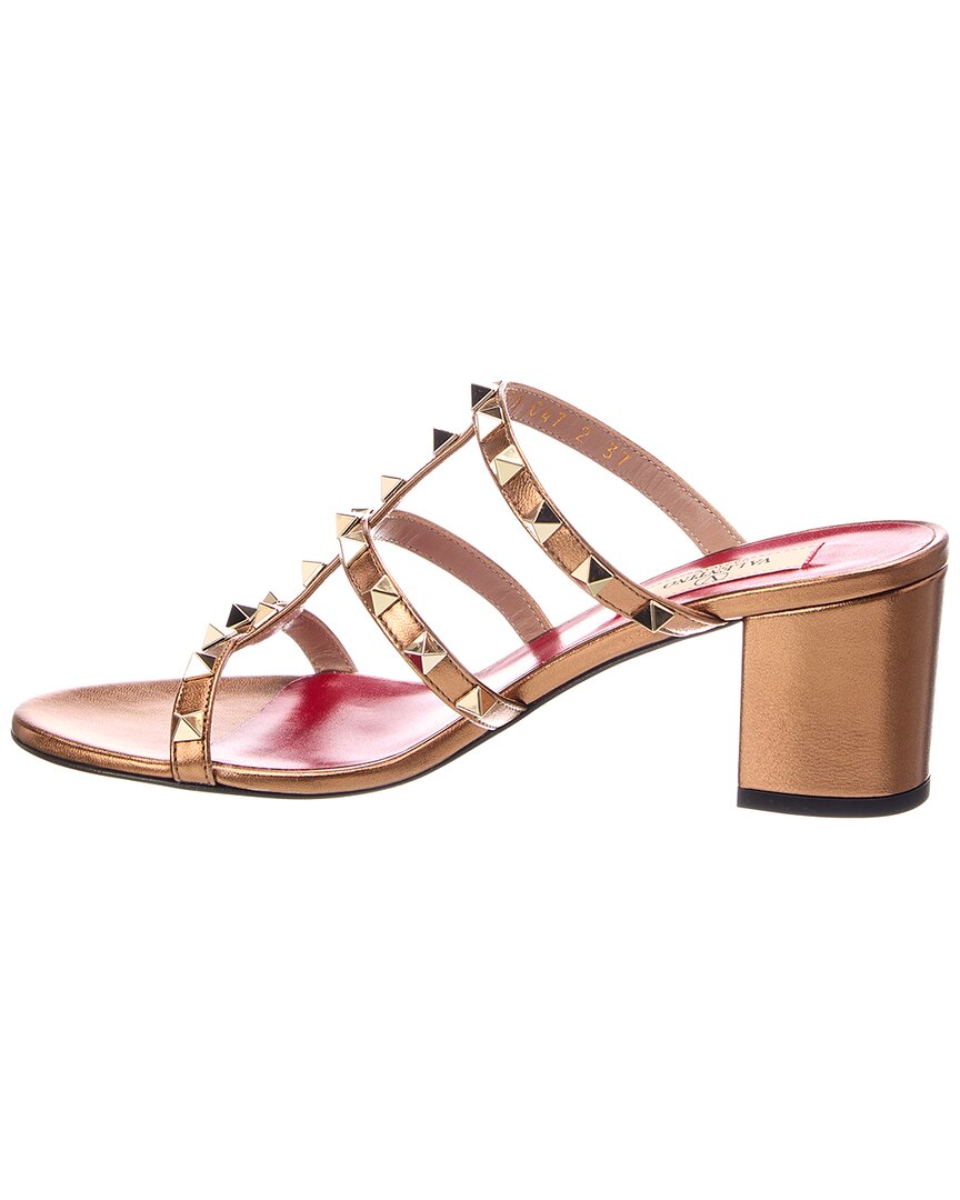 Valentino Valentino Rockstud Caged 64 Leather Sandal