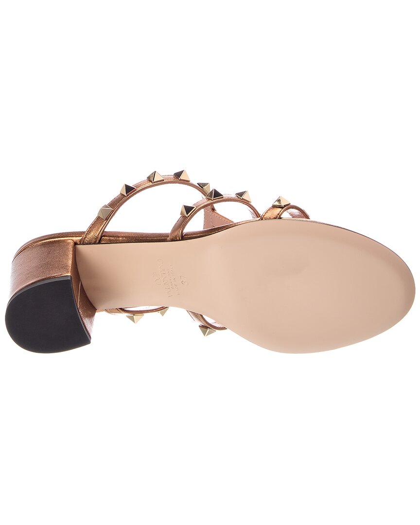 Valentino Valentino Rockstud Caged 64 Leather Sandal