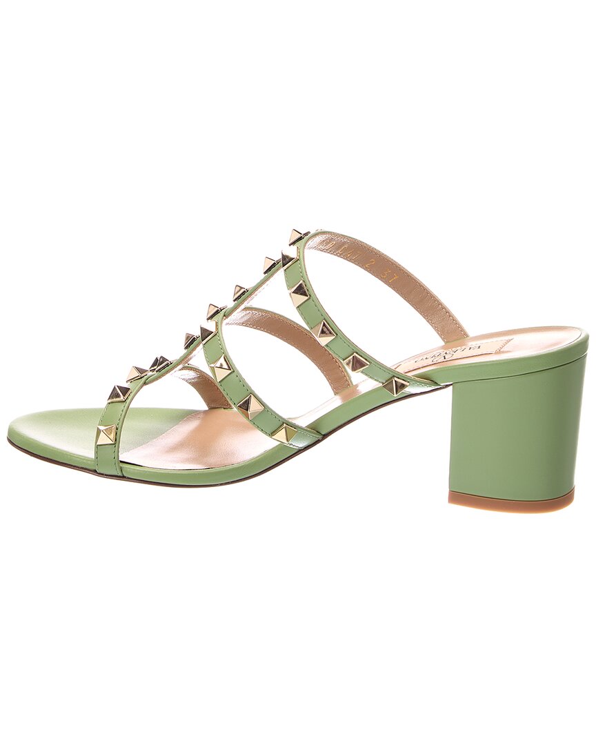Valentino Valentino Rockstud Caged 64 Leather Sandal