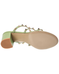 Valentino Valentino Rockstud Caged 64 Leather Sandal