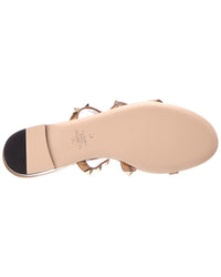 Valentino Valentino Valentino Rockstud Caged Leather Sandal