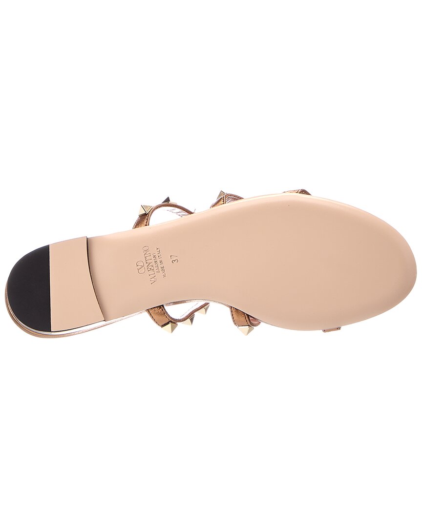Valentino Valentino Valentino Rockstud Caged Leather Sandal