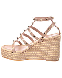 Valentino Valentino Rockstud Caged 100 Leather Sandal