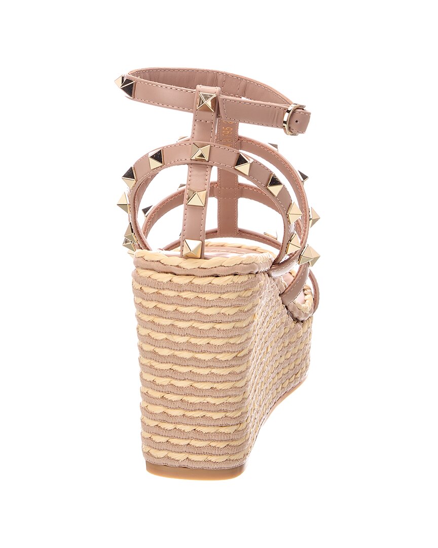 Valentino Valentino Rockstud Caged 100 Leather Sandal