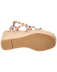 Valentino Valentino Rockstud Caged 100 Leather Sandal