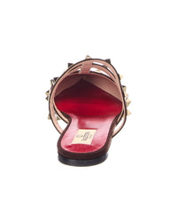 Valentino Valentino Rockstud Caged Suede Mule