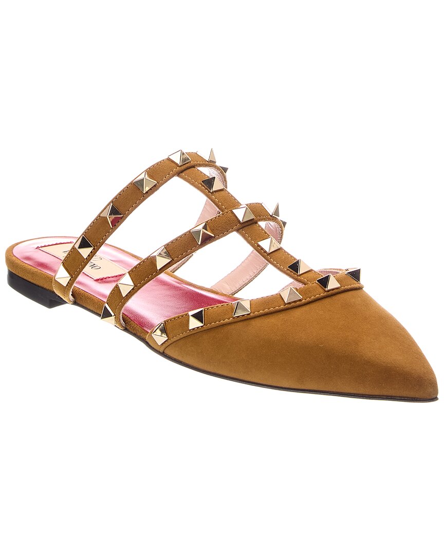 Valentino Valentino Rockstud Suede Mule