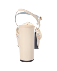 Valentino Valentino Vlogo Coeur Leather 100 Sandal