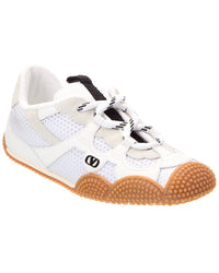 Valentino Valentino Amphibia Leather & Cnavas Sneaker