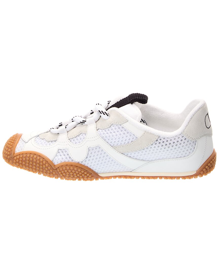 Valentino Valentino Amphibia Leather & Cnavas Sneaker