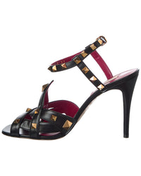 Valentino Valentino Vlogo 100 Leather Sandal