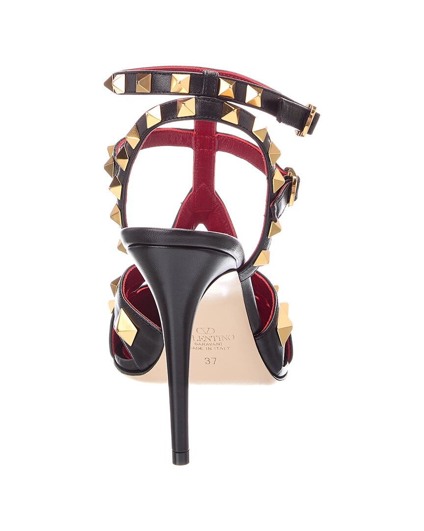 Valentino Valentino Rockstud Caged 100 Leather Pump