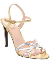Valentino Vlogo 100 Leather Sandal