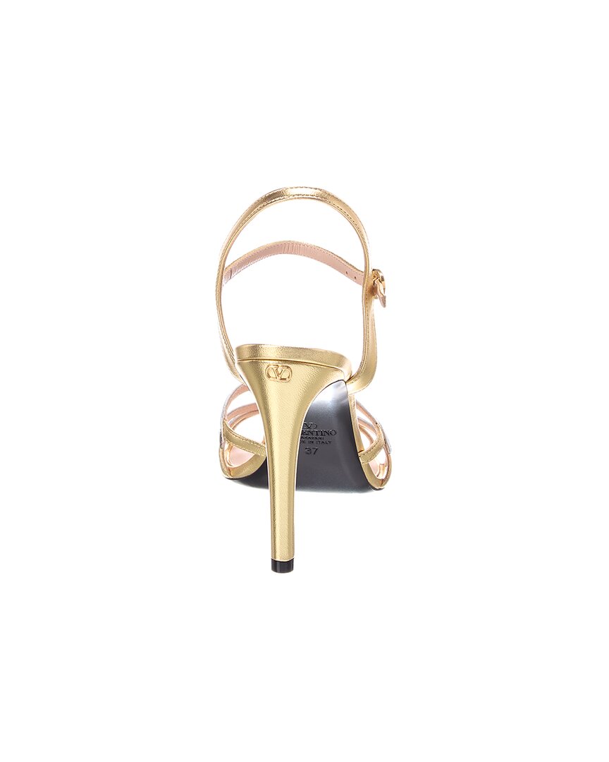 Valentino Vlogo 100 Leather Sandal