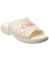 Chloé Chloé Poolette Linen Sandal