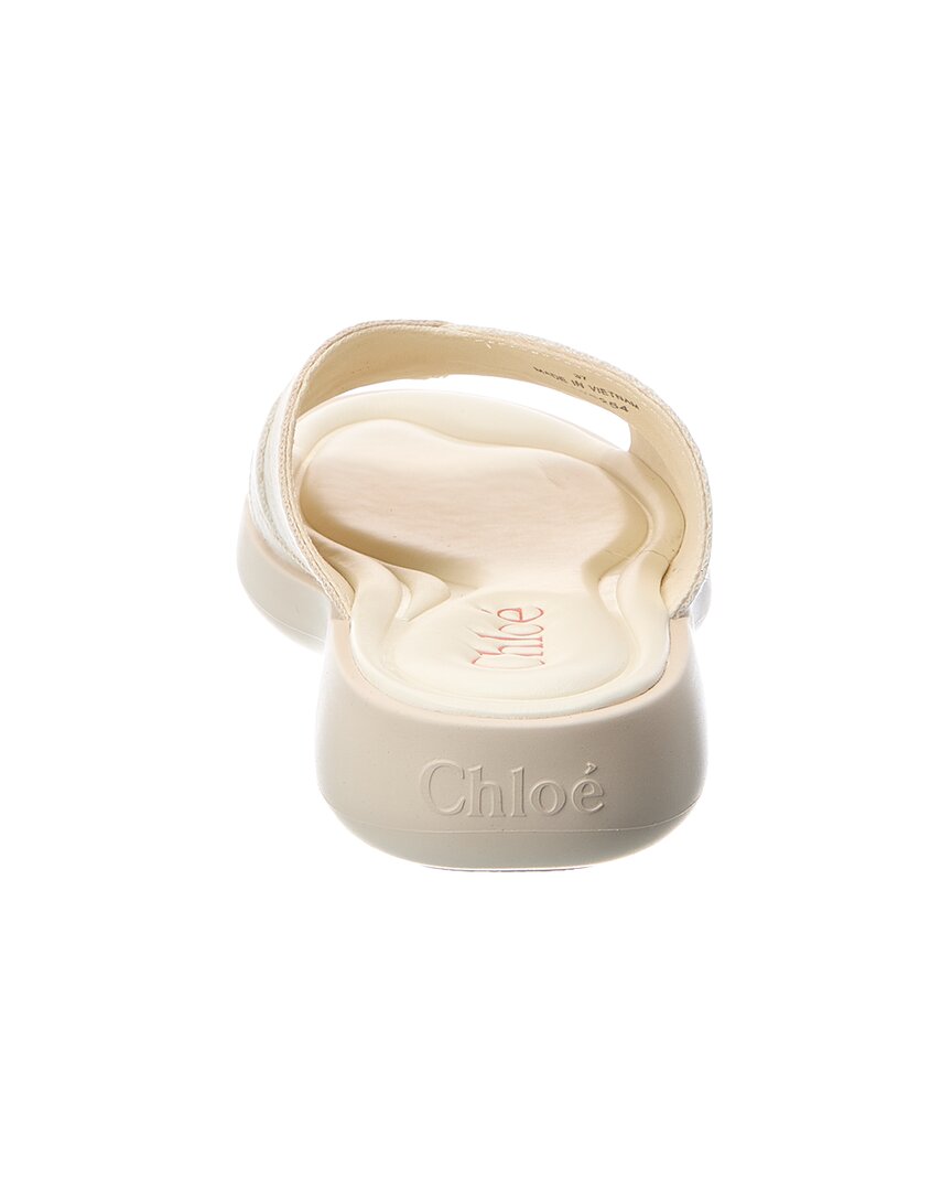 Chloé Chloé Poolette Linen Sandal