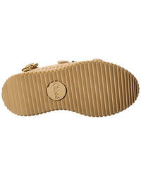 Chloé Chloé Nama Suede Wedge Sandal