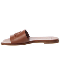 Chloé Chloé Soleil Leather Slide