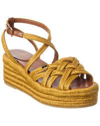 Valentino Valentino Vlogo Signature Bribri Raffia Espadrille