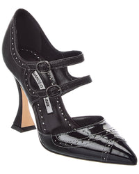 Manolo Blahnik Monzubo 105 Leather Pump
