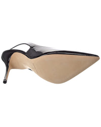 Manolo Blahnik Allura 105 Patent Slingback Pump