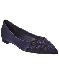 Manolo Blahnik Plankutus Satin Flat