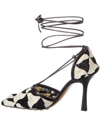 Bottega Veneta Stretch Leather-Trim Sandal
