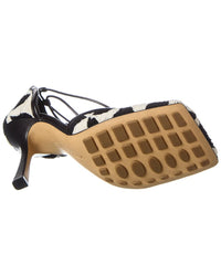 Bottega Veneta Stretch Leather-Trim Sandal
