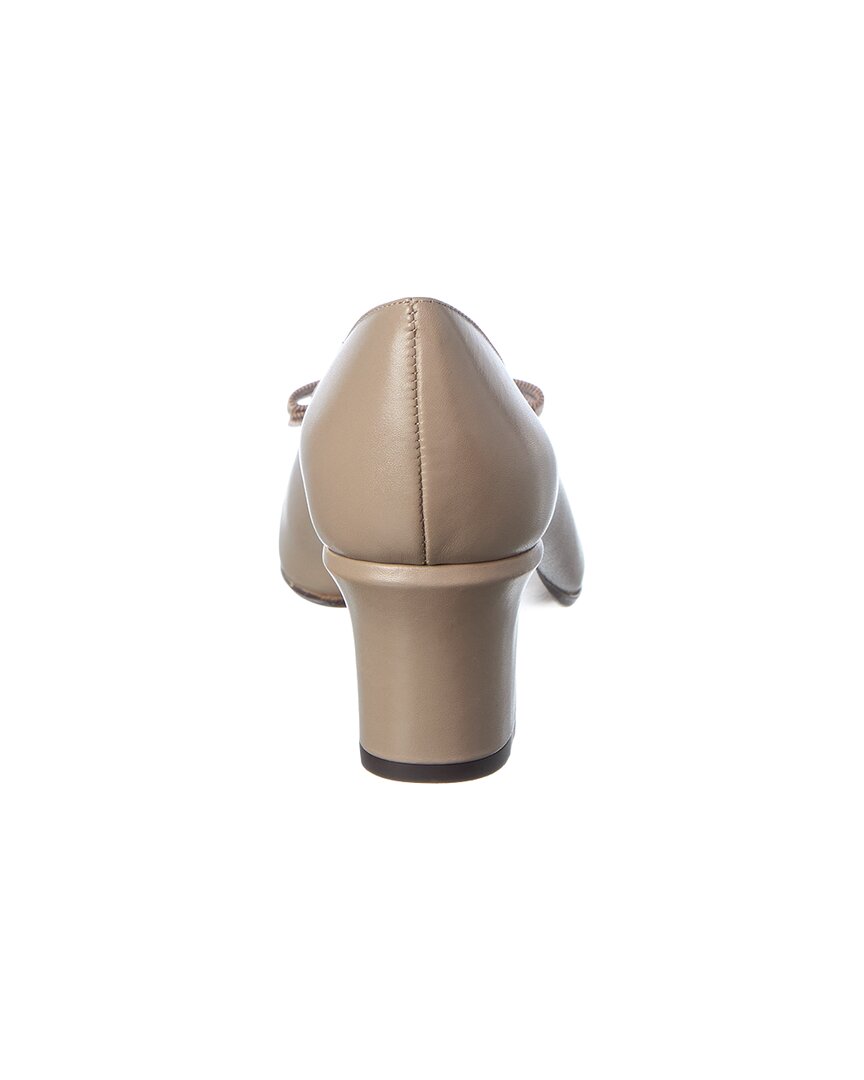 Ferragamo Vara Bow 50 Leather Pump