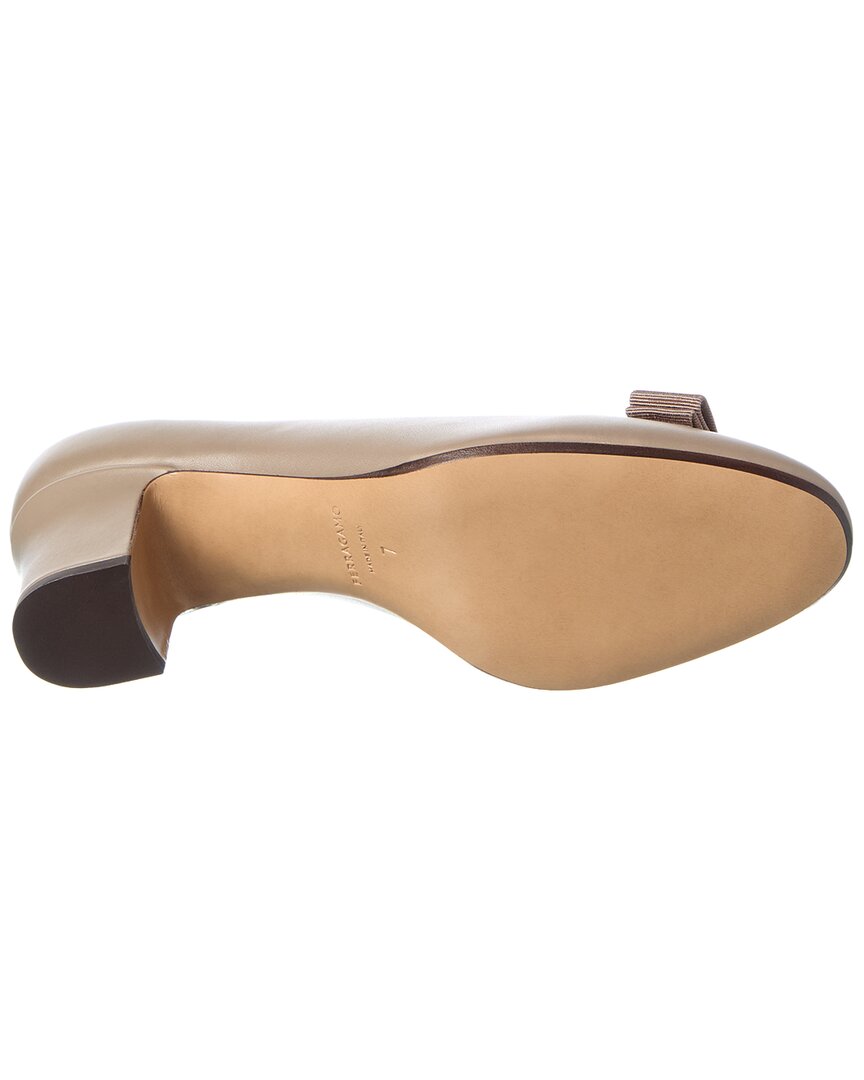 Ferragamo Vara Bow 50 Leather Pump