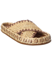 Fendi Raffia Sandal