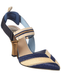 Fendi Colibri Canvas Pump