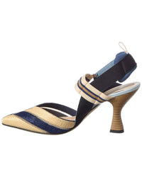 Fendi Colibri Canvas Pump