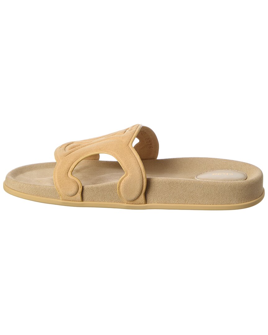 CELINE Celine Triomphe Suede Sandal
