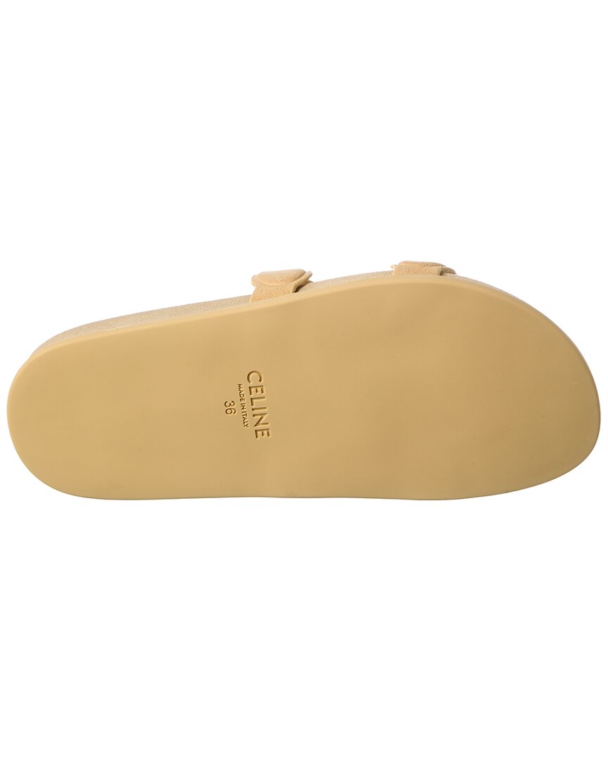 CELINE Celine Triomphe Suede Sandal