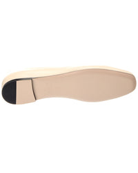 Valentino Valentino Vlogo Signature Leather Ballerina Flat