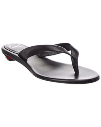 Christian Louboutin Christian Louboutin Miss Z Leather Thong Sandal