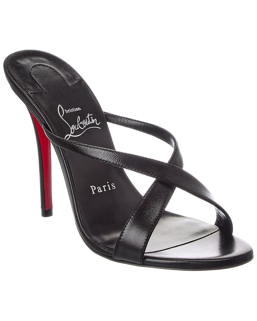 Christian Louboutin Christian Louboutin Mulazee Cross 100 Leather Sandal